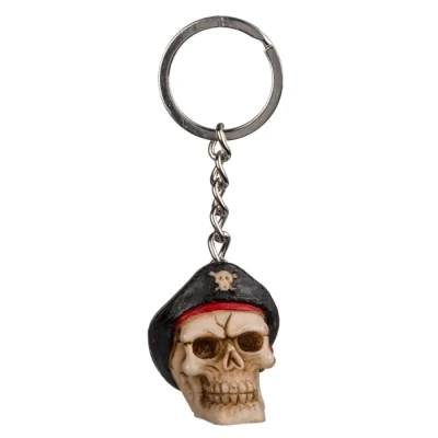 Metalowy Brelok Czaszka - Prezent dla Fanów Horroru i Gotyckich Klimatów