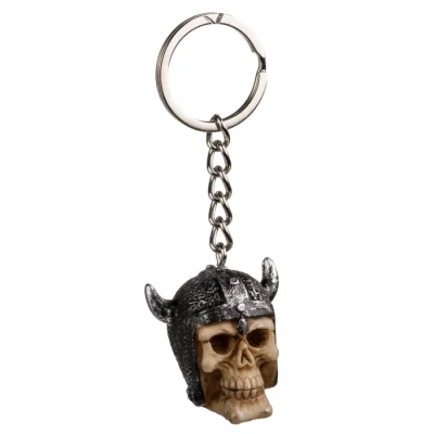 Metalowy Brelok Czaszka - Prezent dla Fanów Horroru i Gotyckich Klimatów