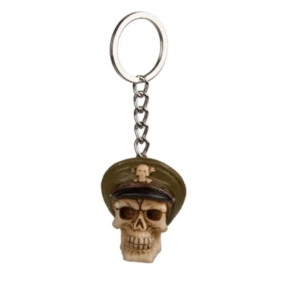 Metalowy Brelok Czaszka - Prezent dla Fanów Horroru i Gotyckich Klimatów