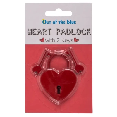 Kłódka Miłości z 2 Kluczykami - Prezent dla Pary Zakochanych