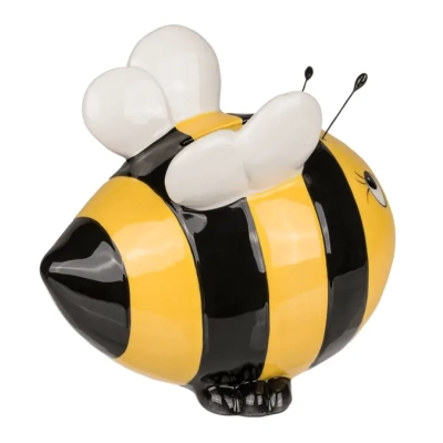 Ceramiczna Skarbonka Zamykana na Kluczyk - Pszczółka