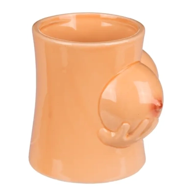 Ceramiczny Kubek Piersi 350 ml - Prezent dla Chłopaka