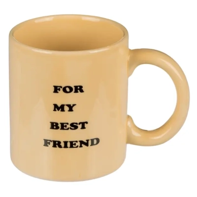 Śmieszny Kubek „For My Best Friend” z Niespodzianką w Środku - Idealny na Babski Wieczór