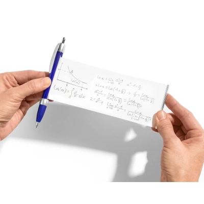 Niebieski Długopis Ściąga - Gadżet do Sprawdzianów dla Uczniów i Studentów