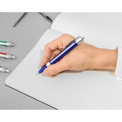 Niebieski Długopis Ściąga - Gadżet do Sprawdzianów dla Uczniów i Studentów