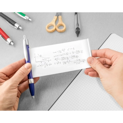 Niebieski Długopis Ściąga - Gadżet do Sprawdzianów dla Uczniów i Studentów