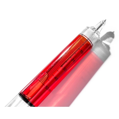 Długopis Strzykawka XXL - Zabawny Prezent dla Lekarza, Medyka, Pielęgniarki, Farmaceuty