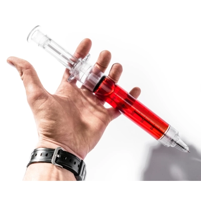 Długopis Strzykawka XXL - Zabawny Prezent dla Lekarza, Medyka, Pielęgniarki, Farmaceuty