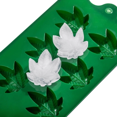 Silikonowa Foremka na Lód lub Czekoladę - Marihuana