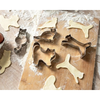 Foremki na Ciastka KOTKI - Wykrawacze do Pieczenia 4 szt.