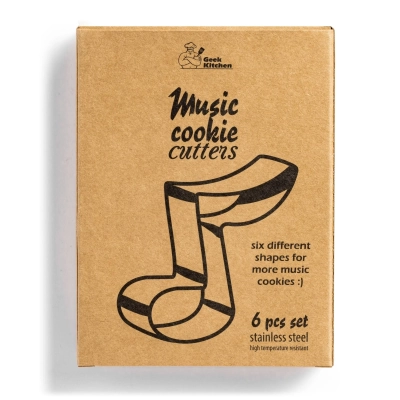 Foremki do Ciastek i Wypieków - Muzyczne Instrumenty 6 szt.