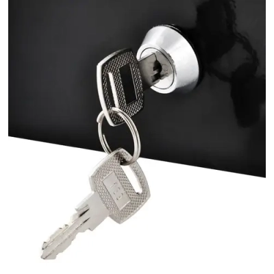 Duża Metalowa Kasetka Skrytka Sejf na Pieniądze + Klucze