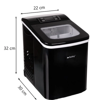 Domowa Kostkarka Do Lodu 12 kg – Szybkie Chłodzenie, Timer, 2 Tryby