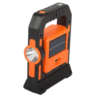 Solarna Lampka Turystyczna LED pod Namiot - Światło z Funkcją Powerbanku