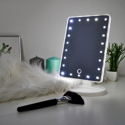 Kosmetyczne Podświetlane Lusterko 22 LED do Makijażu + Kabel USB
