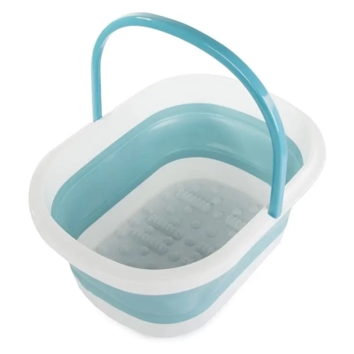 Składana Miska Silikonowa do Masażu Stóp z Wypustkami