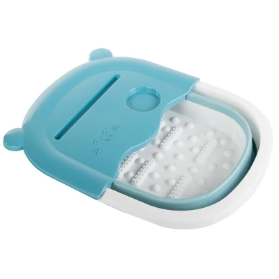 Składana Miska Silikonowa do Masażu Stóp z Wypustkami