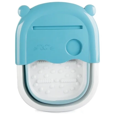 Składana Miska Silikonowa do Masażu Stóp z Wypustkami