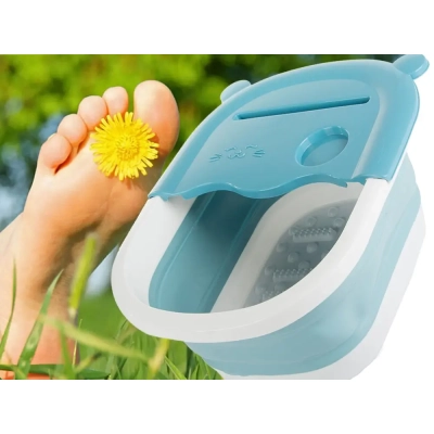 Składana Miska Silikonowa do Masażu Stóp z Wypustkami