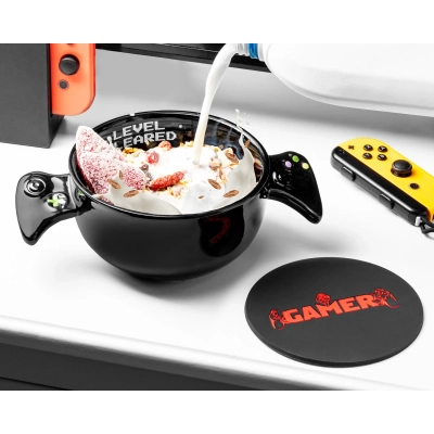Miska Gracza LEVEL CLEARED z Silikonową Podkładką - Zestaw dla Gamera