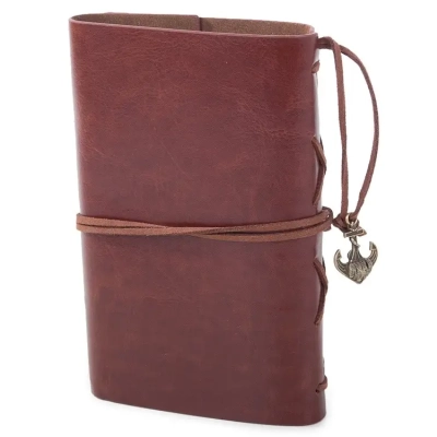 Notes Podróżnika - Retro Pamiętnik w Twardej Oprawie z Wymiennymi Kartkami