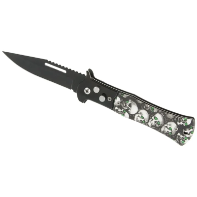 Składany Stalowy Nóż Taktyczny Wojskowy - Scyzoryk z Blokadą