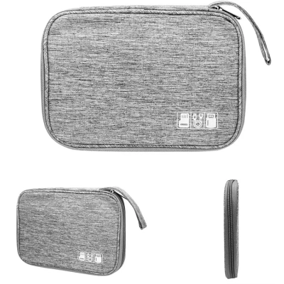 Kompaktowy Organizer Podróżny - Torba Etui na Kable i Ładowarki