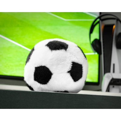 Pluszowa Piłka Nożna - Miękka Poduszka Maskotka dla Piłkarza