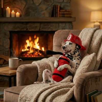 Miękka Poduszka Gaśnica - Prezent dla Strażaka