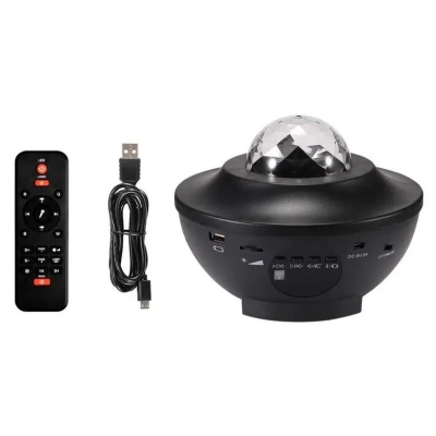 Projektor Gwiazd RGB - Lampka Nocna LED z Głośnikiem Bluetooth + Pilot