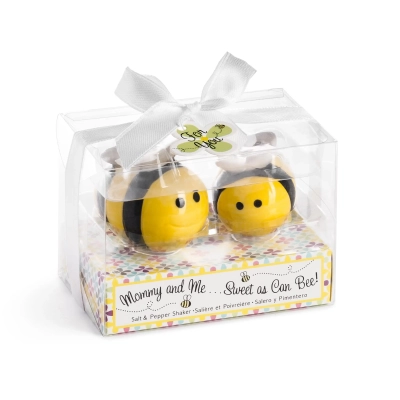 Solniczka i Pieprzniczka PSZCZÓŁKI - Ceramiczne Przyprawniki na Sól i Pieprz