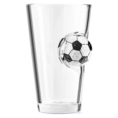 Szklanka PIŁKA NOŻNA - Uwięziona Piłka w Szkle 450 ml - Prezent dla Kibica