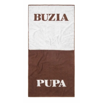 Ręcznik Kąpielowy BUZIA PUPA - Śmieszny Prezent dla Chłopaka