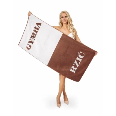 Ręcznik Kąpielowy GYMBA RZIĆ - Prezent dla Ślązaka, Hanysa, Górnika