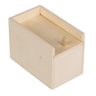 Wyskakujący Pająk z Drewnianego Pudełka - Psikus na Halloween