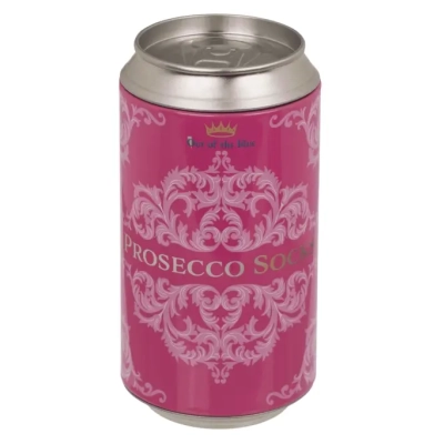 Skarpetki Różowe PROSECCO w Puszce - rozmiar uniwersalny