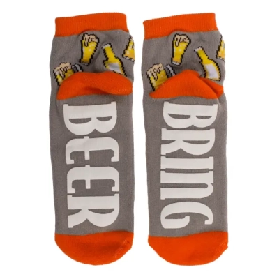 Skarpetki Antypoślizgowe dla Piwosza z ABS - BRING BEER - Rozmiar uniwersalny