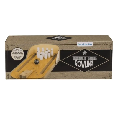 Gra Stołowa Bowling - Mini Kręgielnia - Zręcznościowa Gra Imprezowa