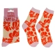 Skarpetki Retro Kwiatki - Prezent na Dzień Kobiet - rozmiar 36-42