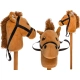 Hobby Horse Brązowy Konik dla Dzieci - 75 cm