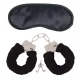 Kajdanki z Futerkiem i Opaska na Oczy - Zmysłowy Zestaw dla Par