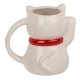 Biały Kubek Lucky Cat - Kot Szczęścia 500 ml - Motyw Japońskiego Kota Maneki-neko