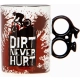 Duży Kubek Rowerowy "Dirt Never Hurt" - Prezent dla Kolarza 530 ml