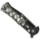 Składany Stalowy Nóż Taktyczny Wojskowy - Scyzoryk z Blokadą