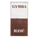 Ręcznik Kąpielowy GYMBA RZIĆ - Prezent dla Ślązaka, Hanysa, Górnika