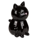 Ceramiczna Skarbonka Zamykana na Kluczyk - Czarny Kot